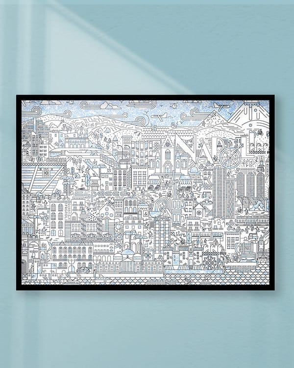 Napoli life - illustrazione di Alessio Cottino