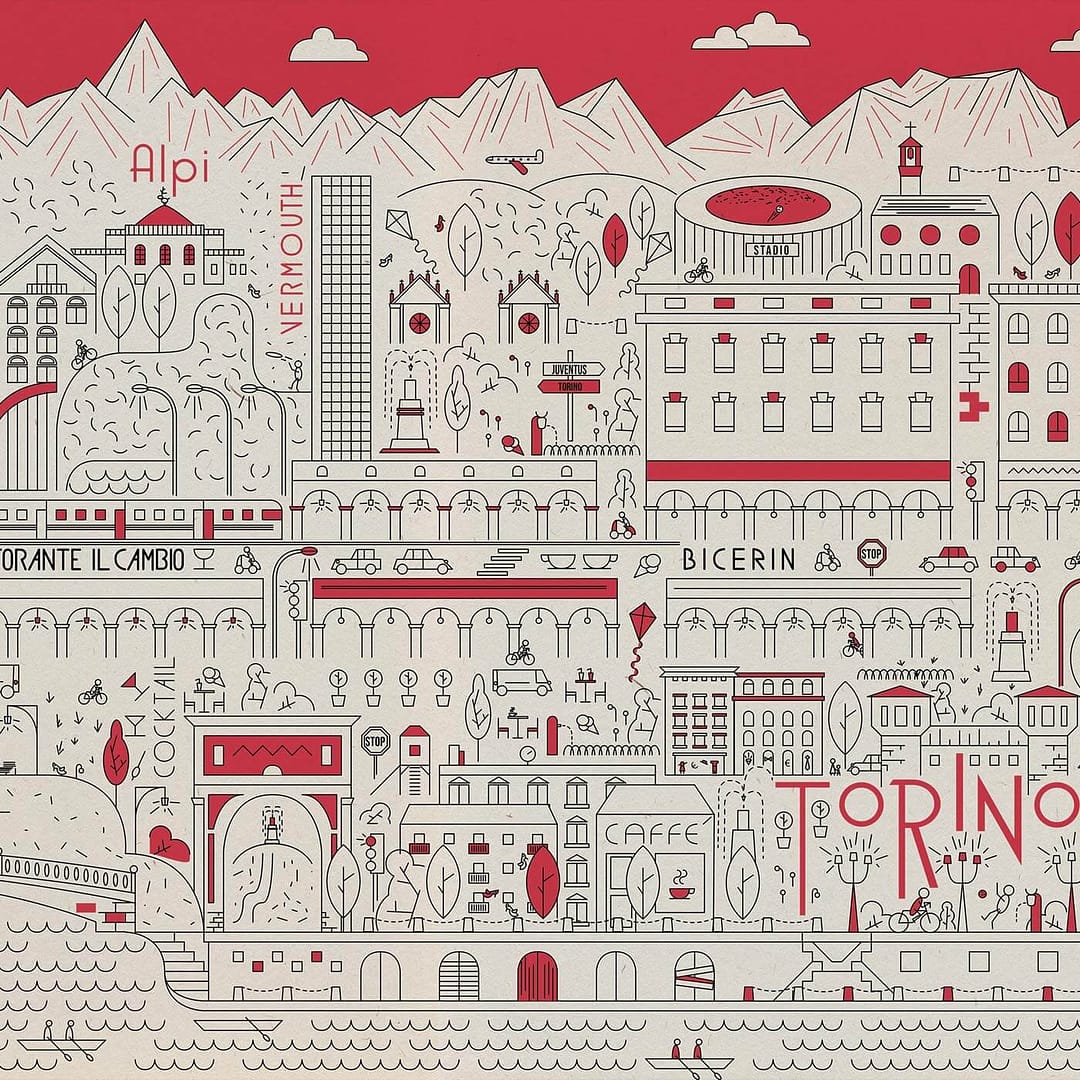 Torino life - illustrazione