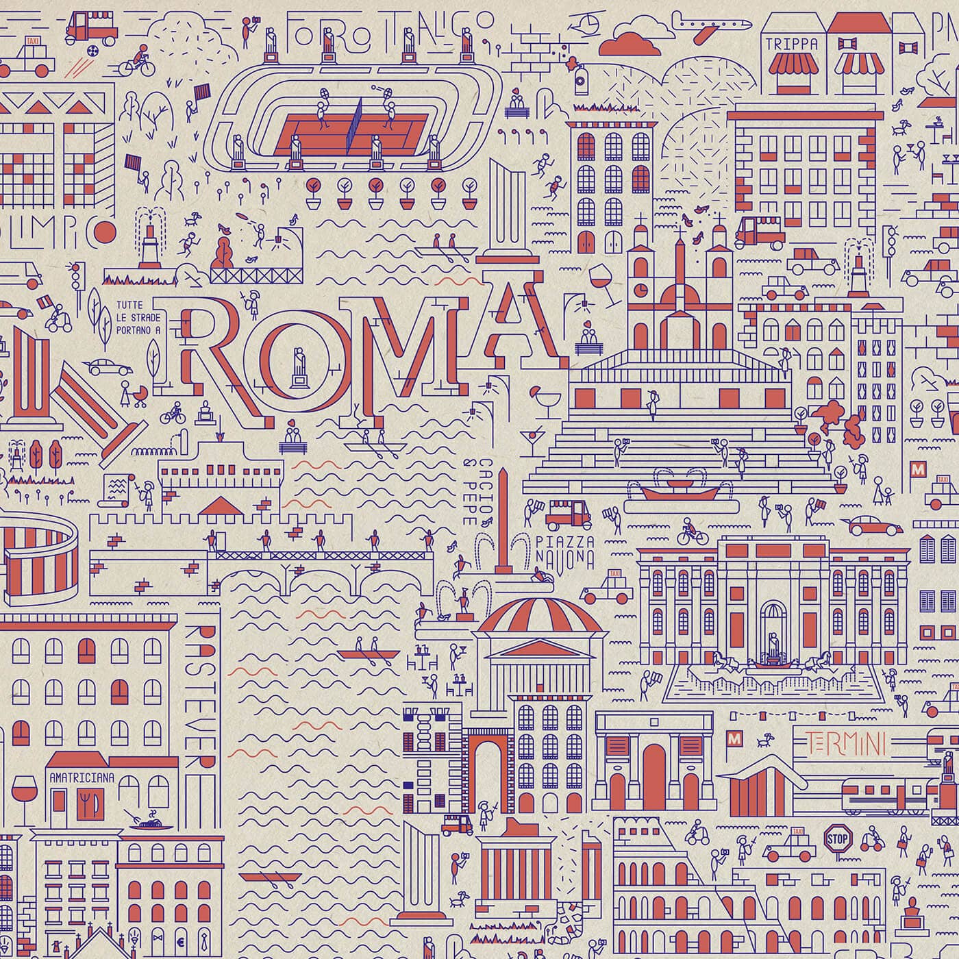 Roma Life - illustrazione