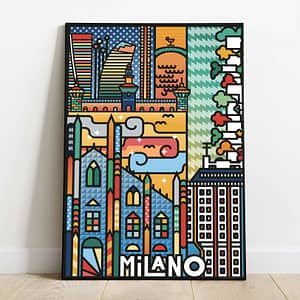 Milano scatti POP - illustrazione