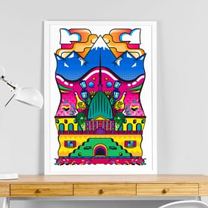 Torino SUPERSTAR - illustrazione di Alessio Cottino