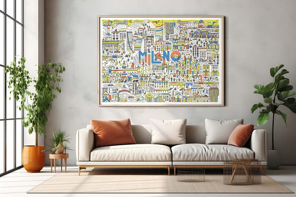 Milano life - illustrazione di Alessio Cottino