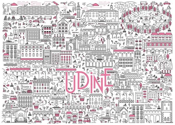 Udine City Life - illustrazione