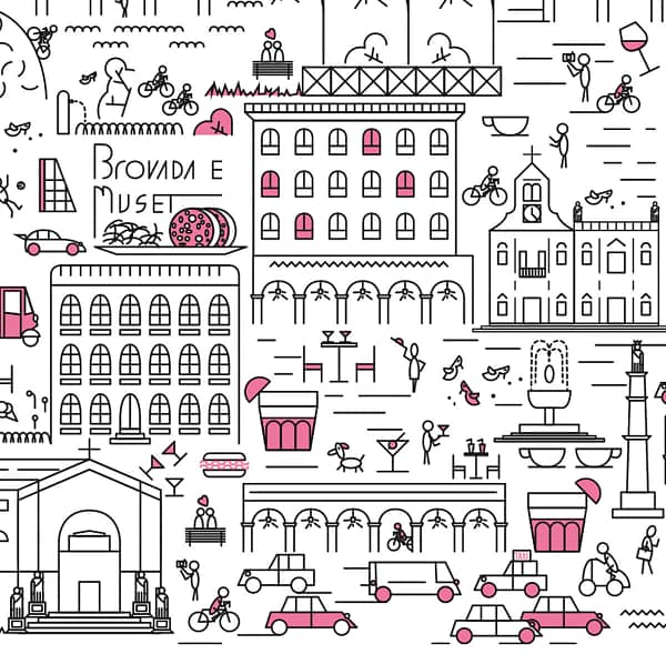 Udine City Life - illustrazione