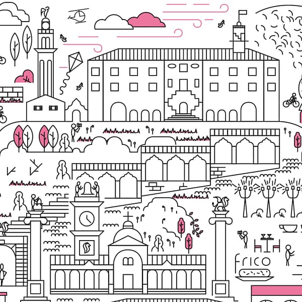 Udine City Life - illustrazione