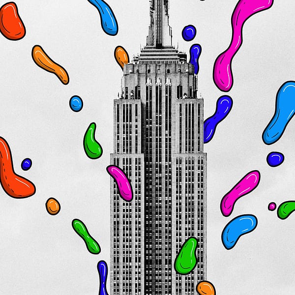 Empire State of Colors - illustrazione di Alessio Cottino