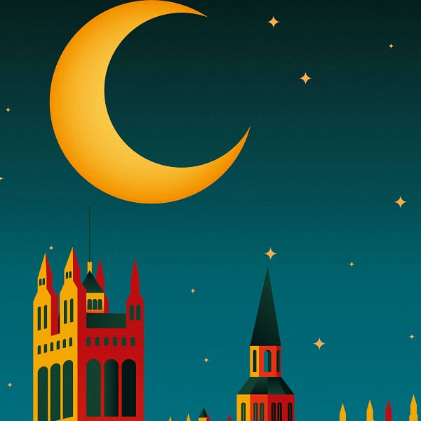 Midnight to London - illustrazione di Alessio Cottino