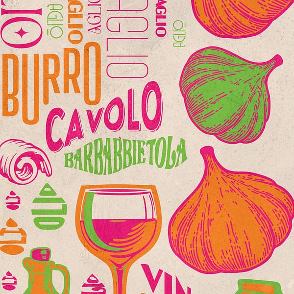 Bagna cauda - ricetta illustrata di Alessio Cottino