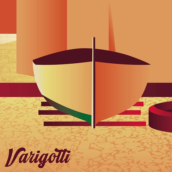 Varigotti, Liguria - illustrazione di Alessio Cottino