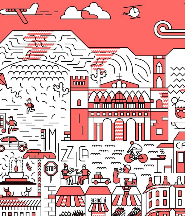 Palermo life - illustrazione di Alessio Cottino
