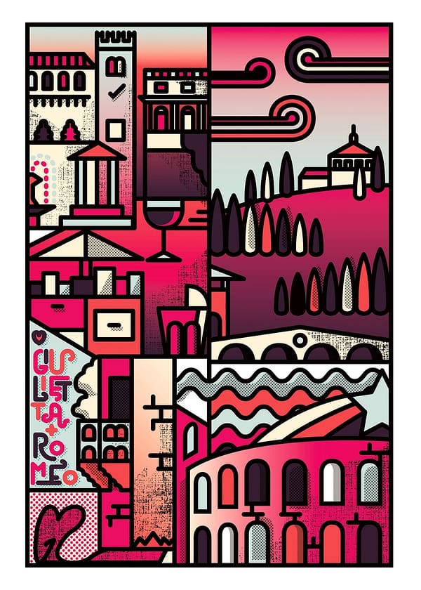 Verona POP - illustrazione di Alessio Cottino