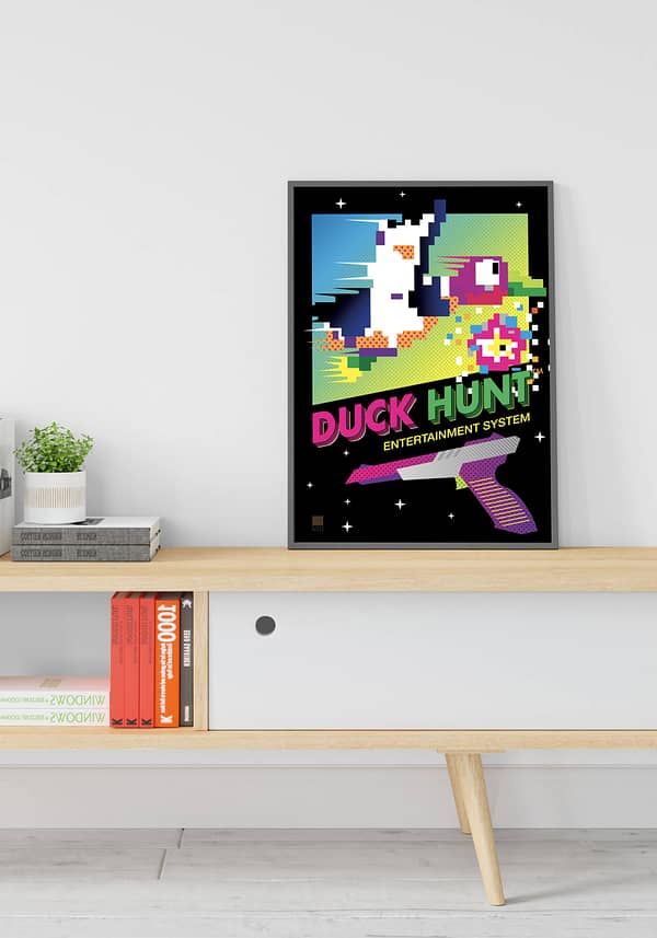 Duck Hunt POP - Illustrazione di Alessio Cottino